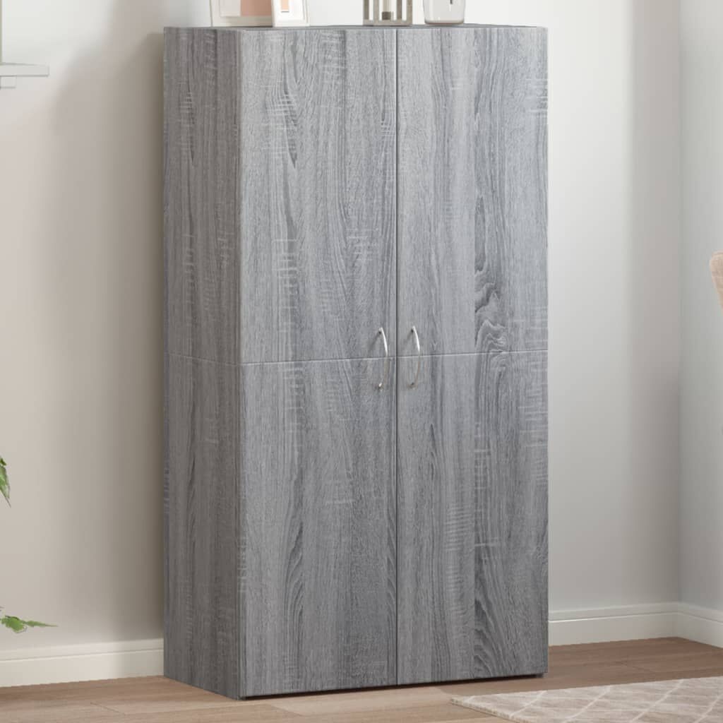 Archiefkast 60x32x115 cm Bewerkt Hout Grijs Sonoma Eiken - 30% Korting