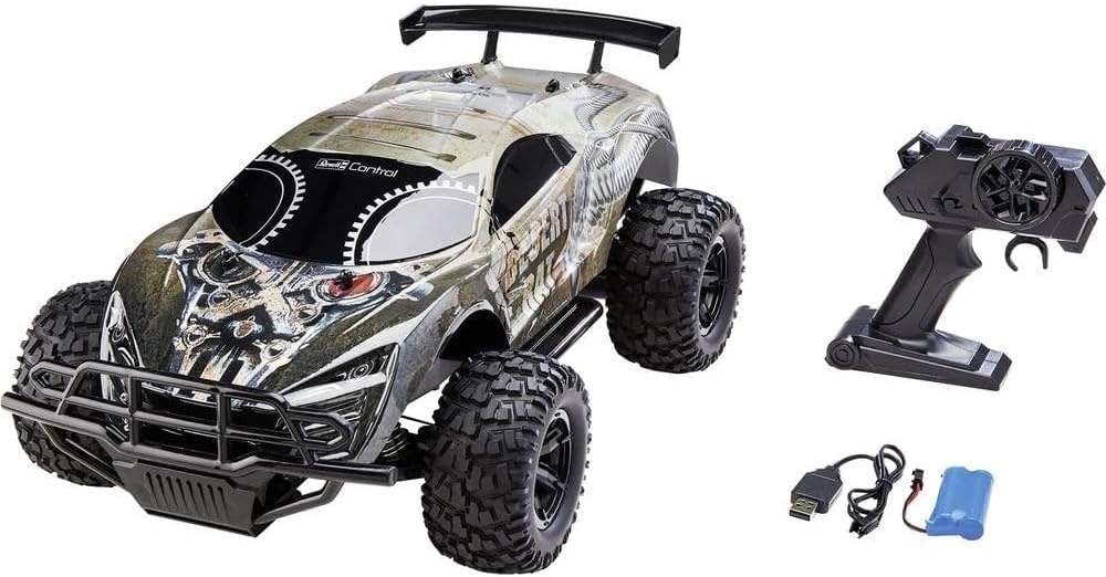 RC Auto Off-road Desert Rat 1:10 | 47cm | 20 km/u | 2.4 GHz | Zwart/Bruin - 34% Korting