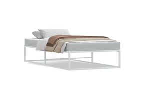 vidaXL Bedframe 90x200 cm Wit - 34% Korting