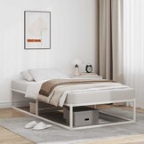 vidaXL Bedframe 90x200 cm Wit - 34% Korting