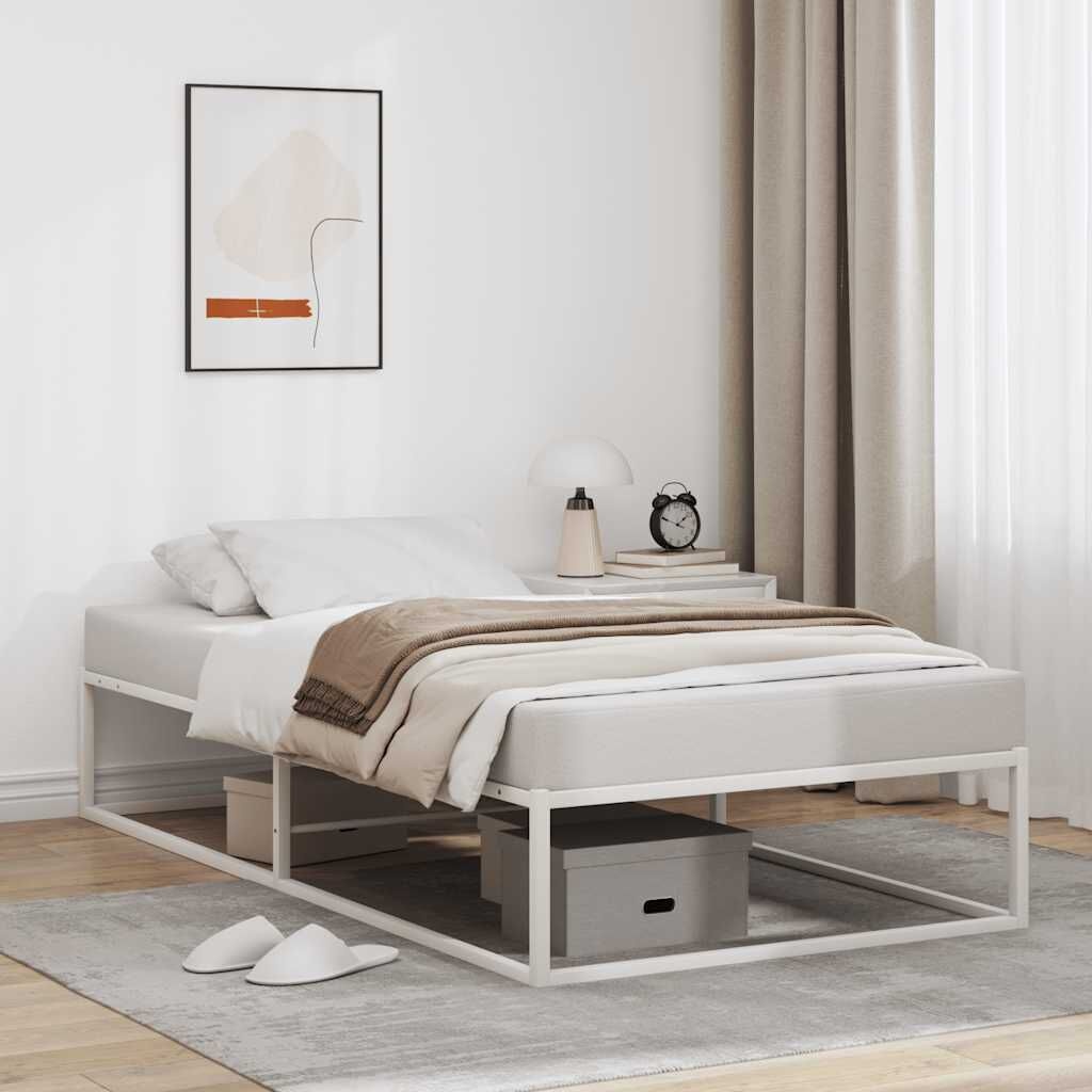 vidaXL Bedframe 90x200 cm Wit - 34% Korting