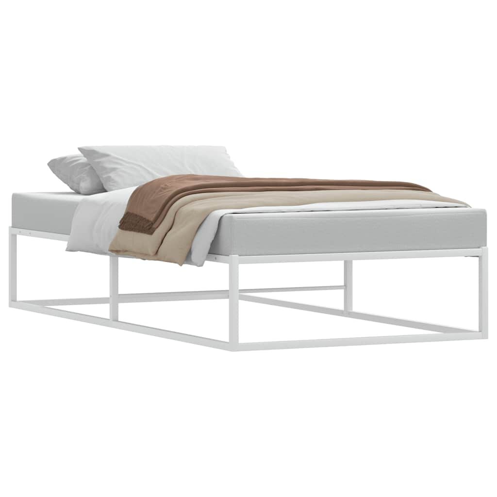 vidaXL Bedframe 90x200 cm Wit - 34% Korting