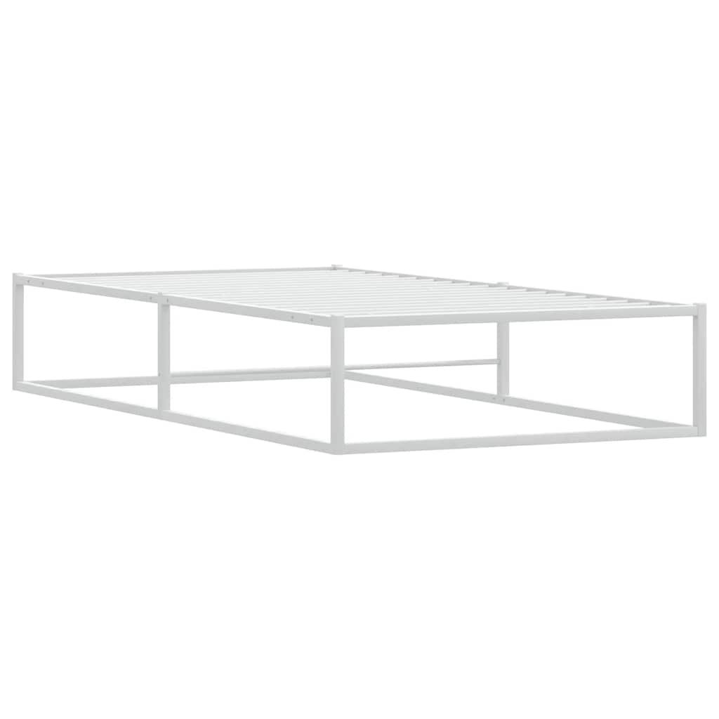 vidaXL Bedframe 90x200 cm Wit - 34% Korting