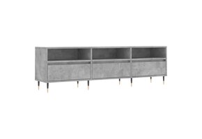 VidaXL TV-meubel 150cm Betongrijs - Bewerkt Hout met 54% Korting