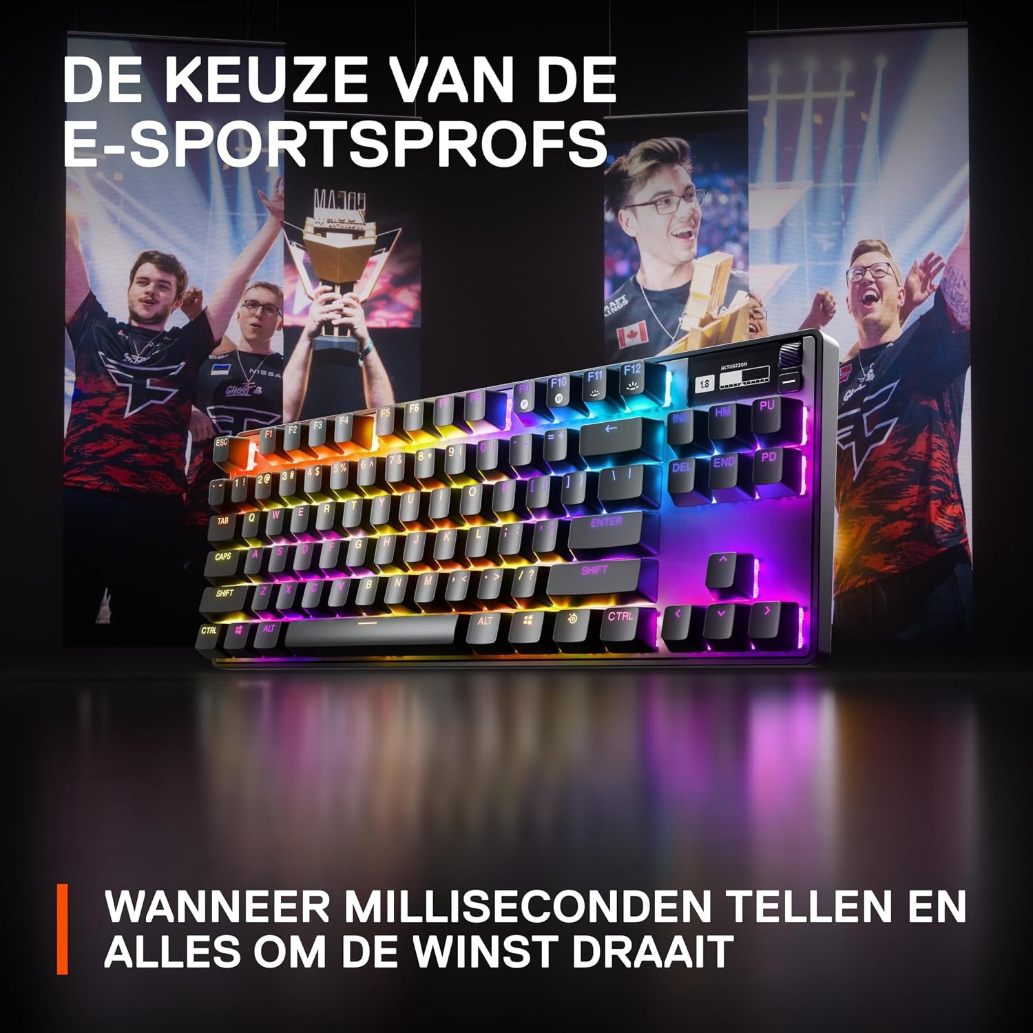 Gaming Toetsenbord TKL (2023) met HyperMagnetic Schakelaars - 35% Korting