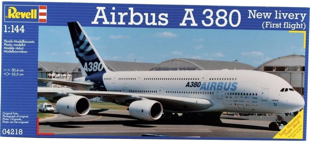 Airbus A380 Modelbouwkit 1:144 | Nieuwe Kleurstelling | 33% Korting