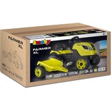 Lichtgroene Traptractor Farmer XL met Aanhanger (54% Korting)