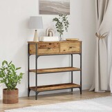Console Tafel Oud Hout 72.5x25x75 cm - 35% Korting