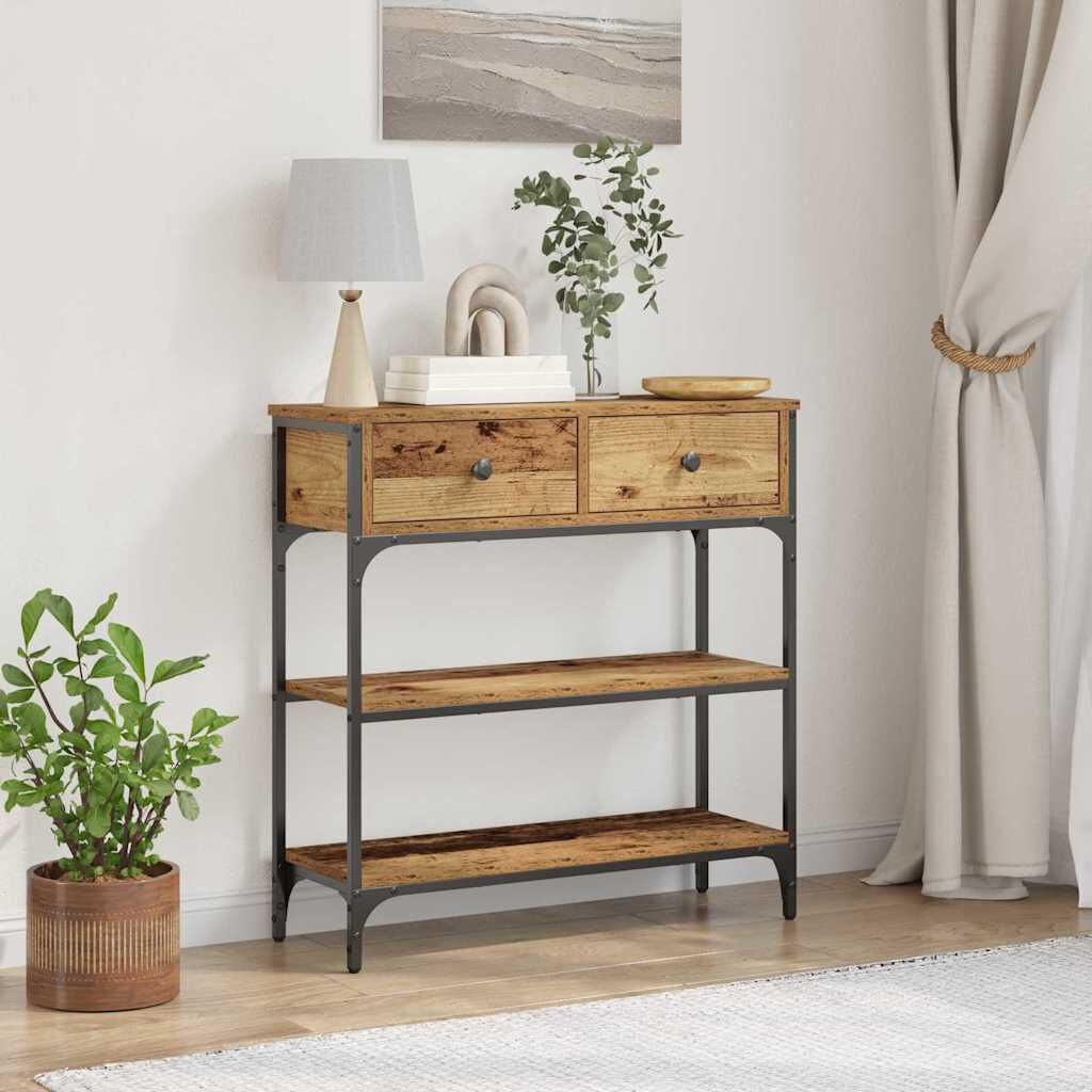 Console Tafel Oud Hout 72.5x25x75 cm - 35% Korting