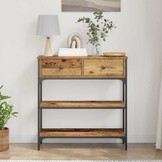 Console Tafel Oud Hout 72.5x25x75 cm - 35% Korting