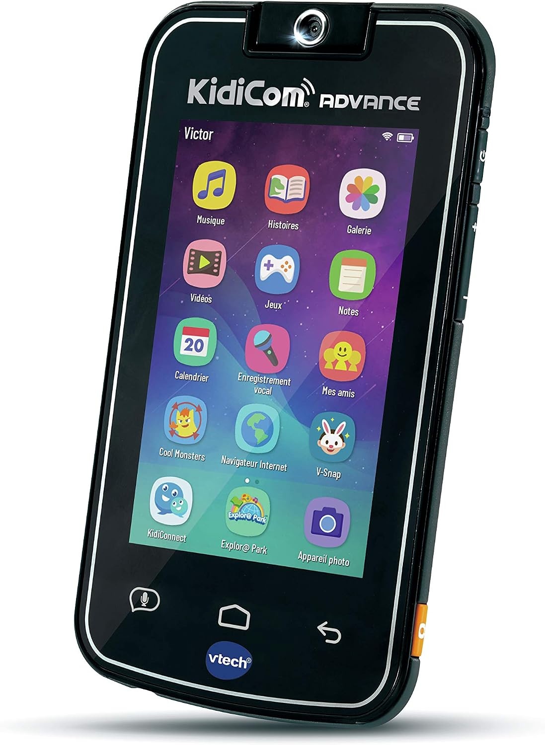 Kindersmartphone Zwart 5 inch | Veilig & Zonder Abonnement | WiFi | 20 Games