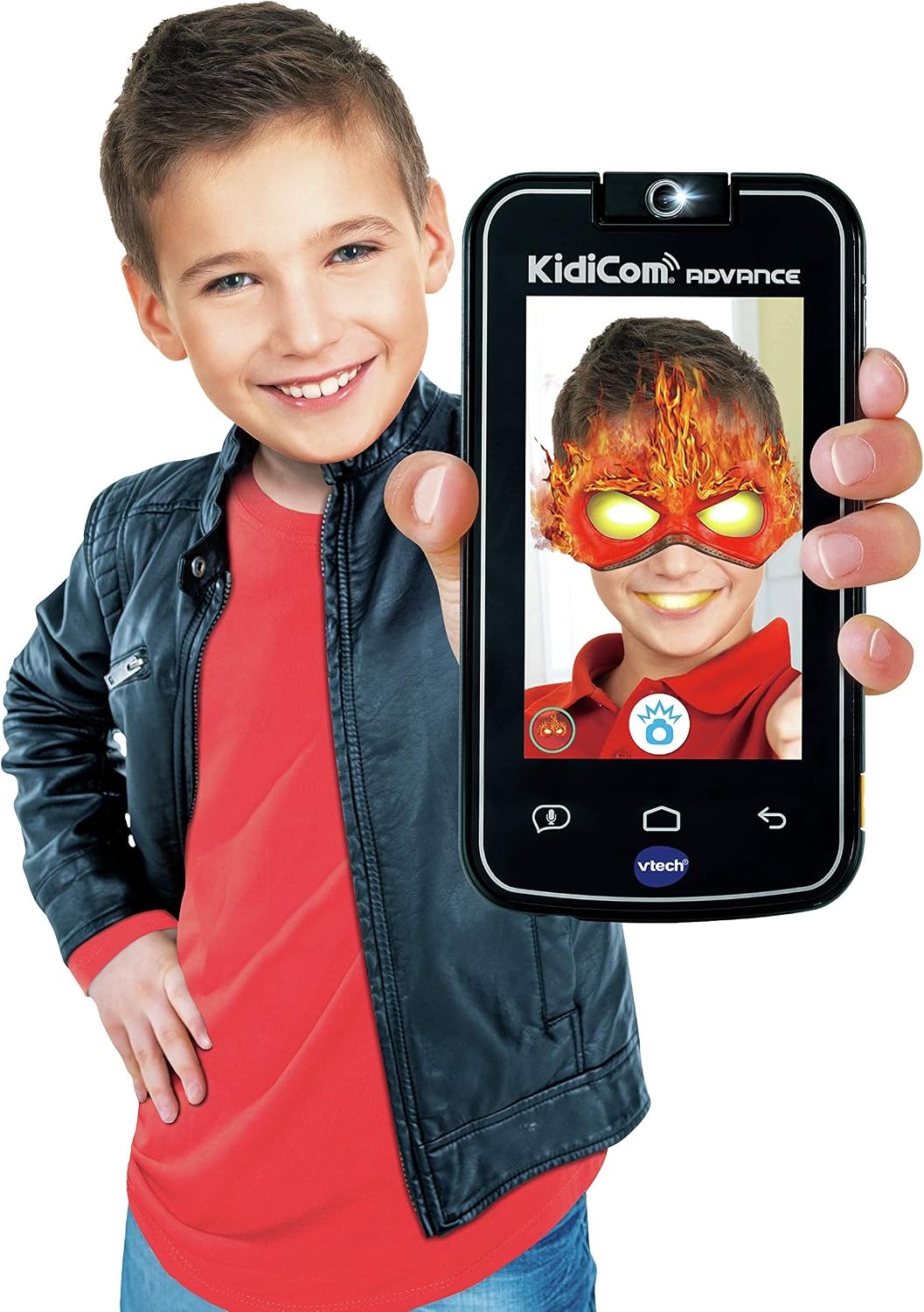 Kindersmartphone Zwart 5 inch | Veilig & Zonder Abonnement | WiFi | 20 Games