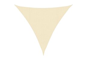 vidaXL Zonnezeil Crème 4,5x4,5m HDPE - 51% Korting