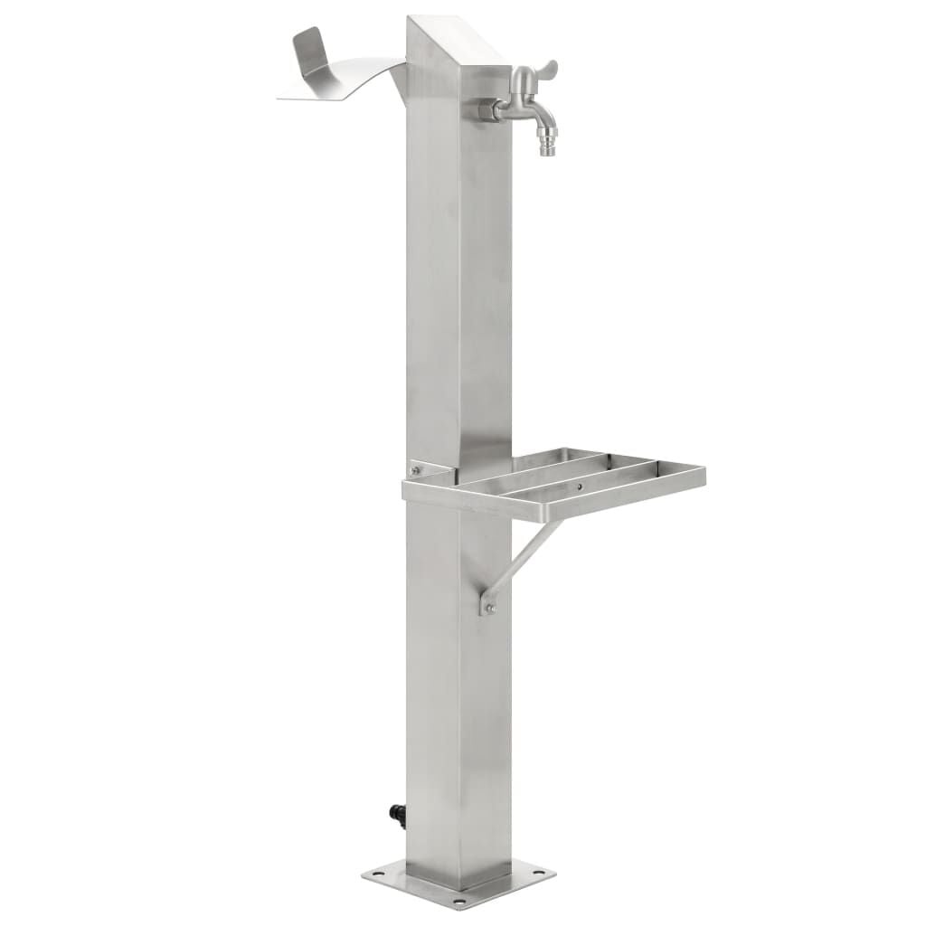 RVS Tuinwaterkolom 95 cm met Kraan - 35% Korting