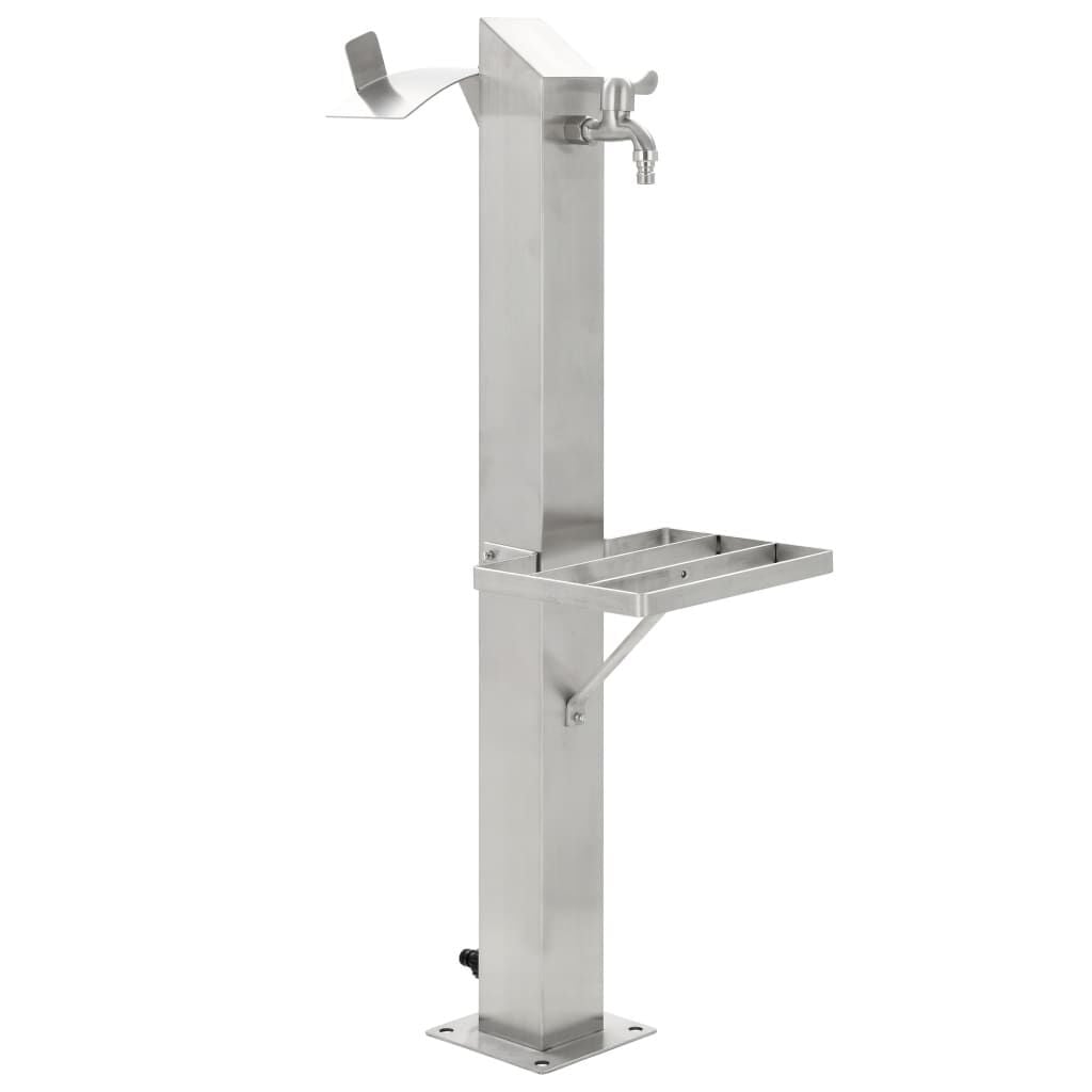 RVS Tuinwaterkolom 95 cm met Kraan - 35% Korting