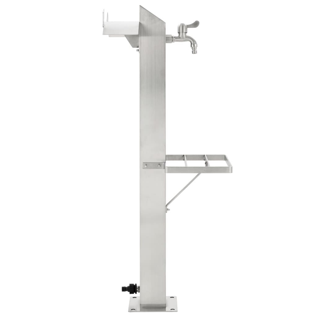 RVS Tuinwaterkolom 95 cm met Kraan - 35% Korting