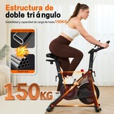 Hometrainer Zwart/Rood - 35% Korting! Stille Magnetische Weerstand & App Compatibel