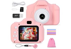 Kindercamera Roze - 12MP HD Video - 45% Korting
