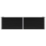 Verhoogde Plantenbak 160x40x45 cm Gegalvaniseerd Staal Antraciet - 34% Korting