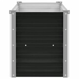 Verhoogde Plantenbak 160x40x45 cm Gegalvaniseerd Staal Antraciet - 34% Korting