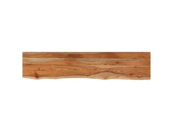Acaciahouten Wandschap met Natuurlijke Rand 100x20x2,5 cm - 53% Korting