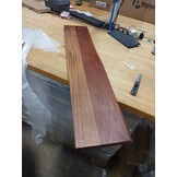 Acaciahouten Wandschap met Natuurlijke Rand 100x20x2,5 cm - 53% Korting