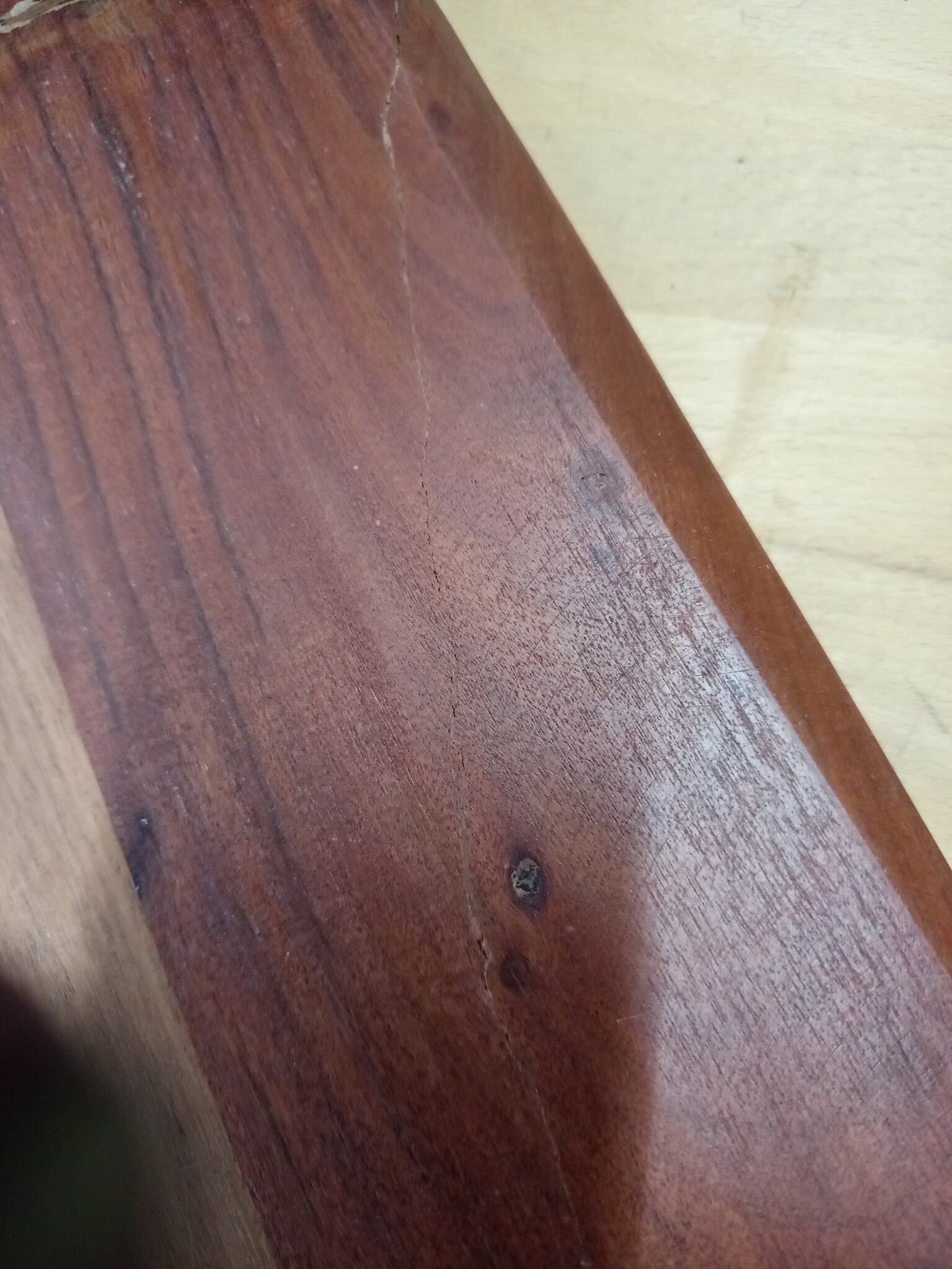 Acaciahouten Wandschap met Natuurlijke Rand 100x20x2,5 cm - 53% Korting