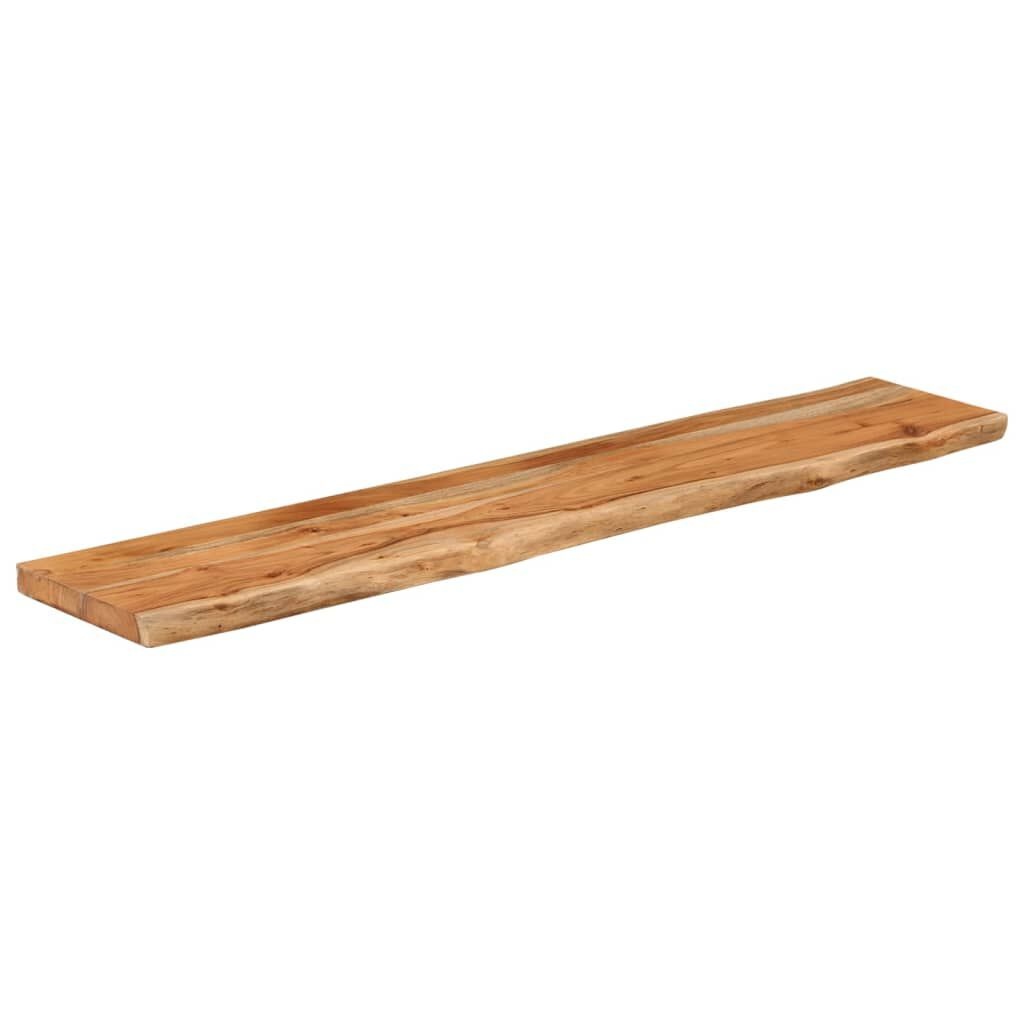 Acaciahouten Wandschap met Natuurlijke Rand 100x20x2,5 cm - 53% Korting