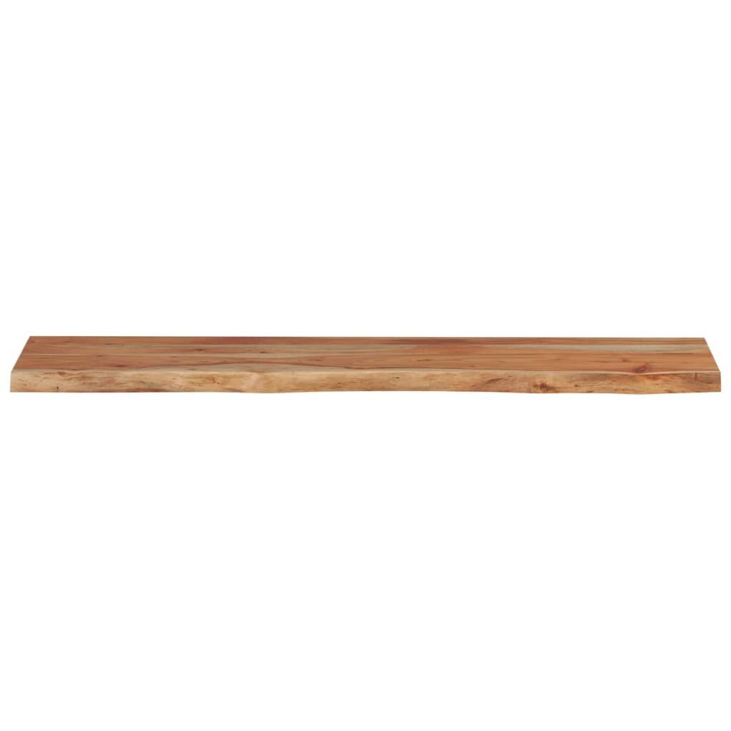 Acaciahouten Wandschap met Natuurlijke Rand 100x20x2,5 cm - 53% Korting