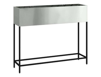 Verhoogde Plantenbak Zilver 100x26x82 cm - 34% Korting