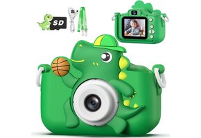 Kindercamera Dino Groen - 39% Korting