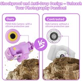 Digitale Kindercamera Dolfijn 40MP 1080P Paars | 32GB SD | USB-C | 33% Korting