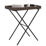 VidaXL Dienbladtafel Inklapbaar Poly Rattan Bruin - 65x40x75 cm - 33% Korting