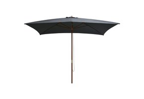 VidaXL Parasol Hout Antraciet 200x300 cm - 52% Korting