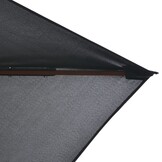 VidaXL Parasol Antraciet 200x300cm met Hout Hoge Korting