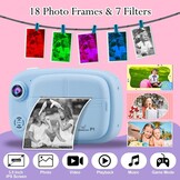 Instant Camera Kinderen Blauw - Print Foto's Direct | 32GB | 34% Korting