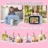 Instant Camera Kinderen Blauw - Print Foto's Direct | 32GB | 34% Korting