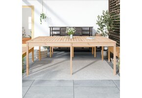 vidaXL Tuintafel Massief Grenenhout 203,5x100x76 cm - 52% Korting