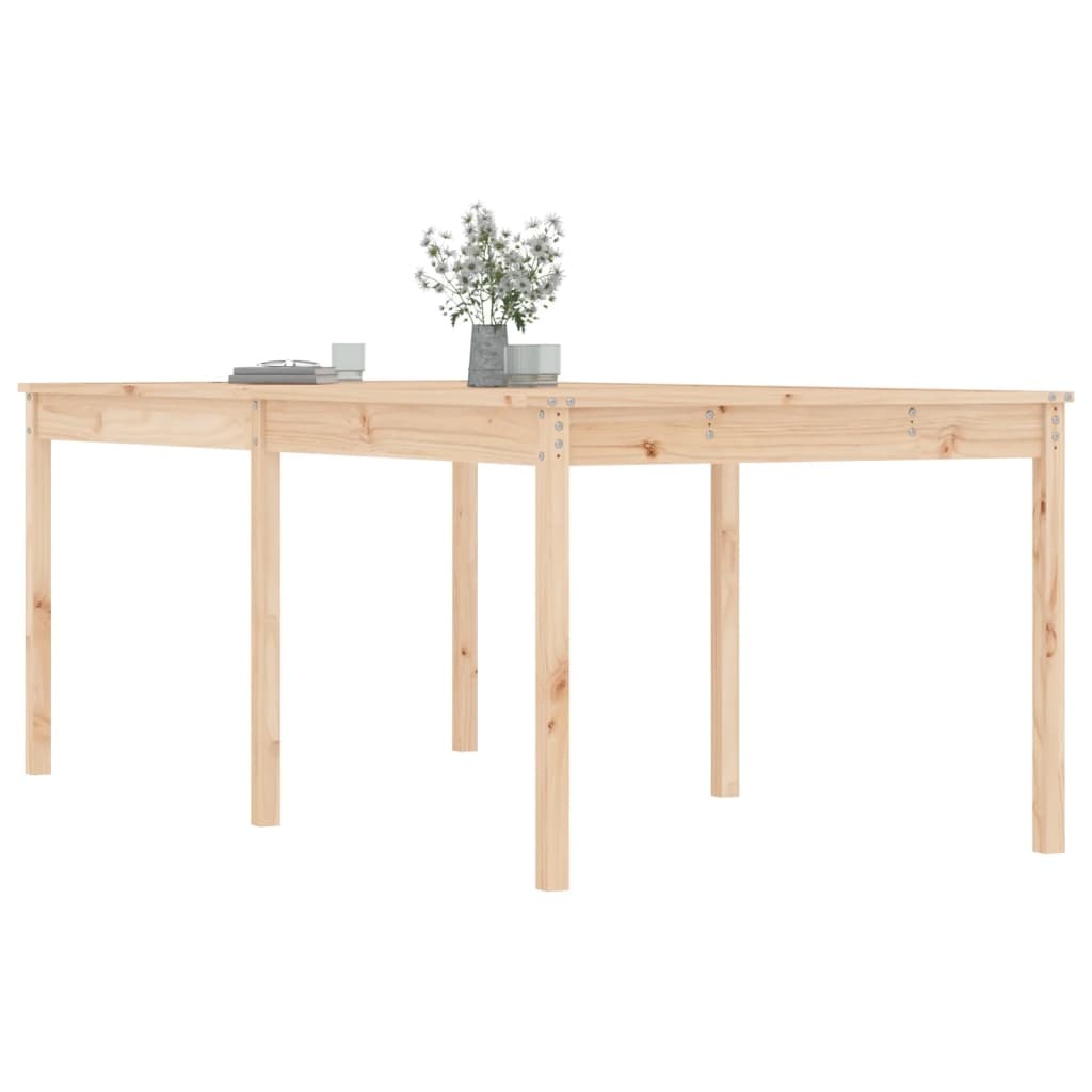 vidaXL Massieve Grenenhouten Tuintafel 203,5 cm - 35% Korting