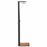 Buitendouche Poly Rattan & Acaciahout Zwart - 35% Korting!