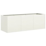Plantenbak Staal Wit 120x40x40 cm - 34% Korting