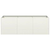 Plantenbak Staal Wit 120x40x40 cm - 34% Korting