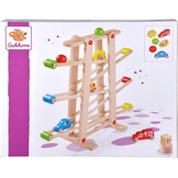 Houten Knikkerbaan 28 x 18 cm Meerkleurig - Nu 34% Korting!
