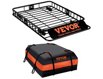 VEVOR Dakdrager Auto - Stalen Dakmand 130x91 cm, 90.7 kg Laadvermogen - 35% Korting