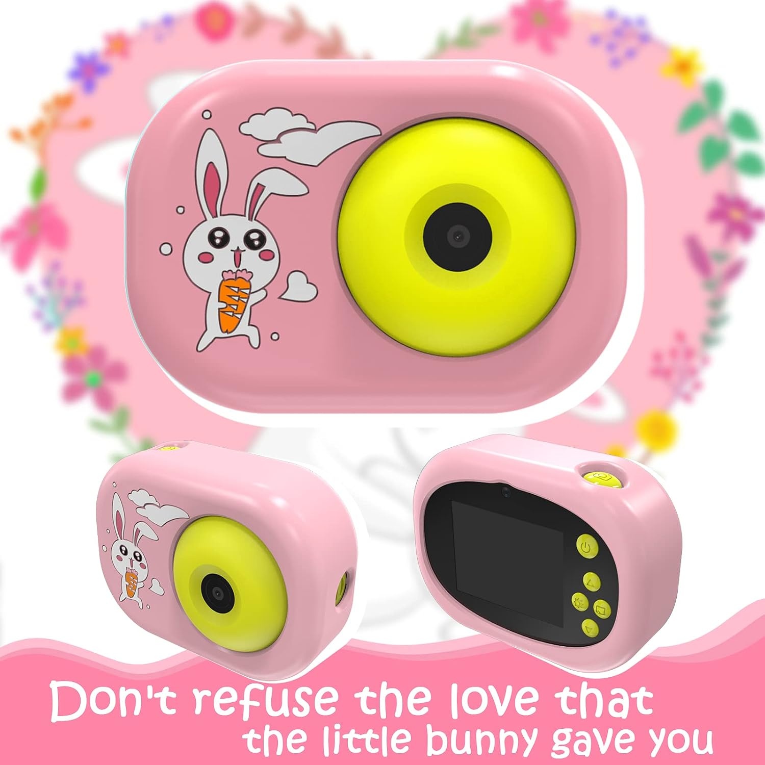 Roze Kinder Camera met 32% Korting - 1080P HD & 32GB