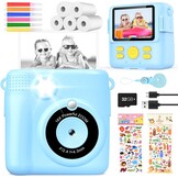 Kindercamera Blauw met Printfunctie - 33% Korting