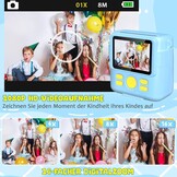 Kindercamera Blauw met Printfunctie - 33% Korting