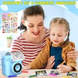 Kindercamera Blauw met Printfunctie - 33% Korting