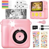 Kindercamera Blauw met Printfunctie - 33% Korting
