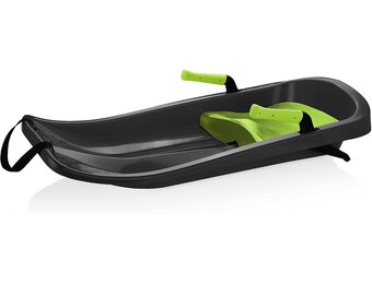 Sneeuwslee TRON Zwart - 50% Gerecycled, Ergonomische Remmen